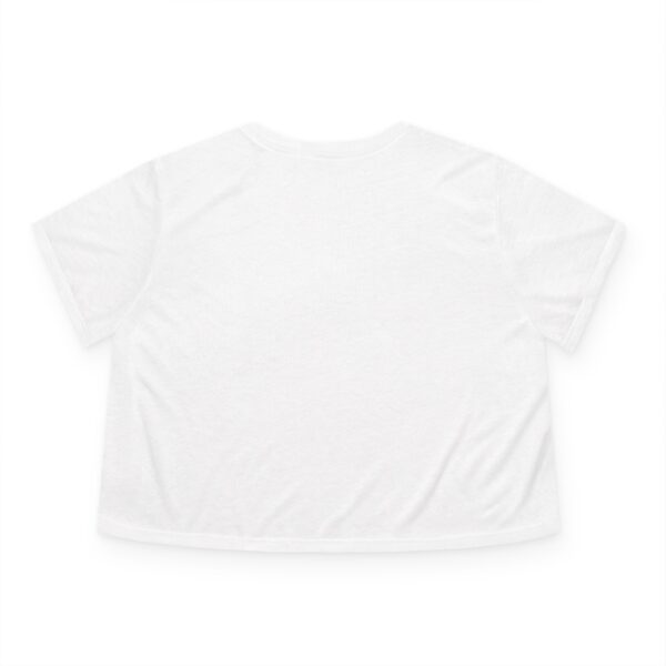 Honor Blue Women's Flowy Cropped Tee - Stylish & Comfortable Casual Wear - Image 2