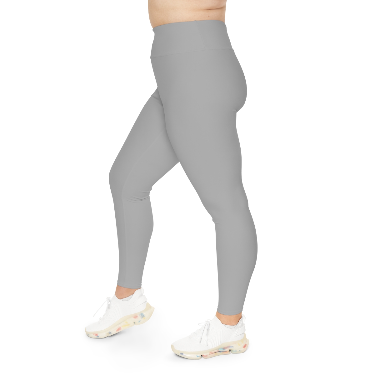 Plus Size Honor Blue Leggings for Comfort and Style - Image 7