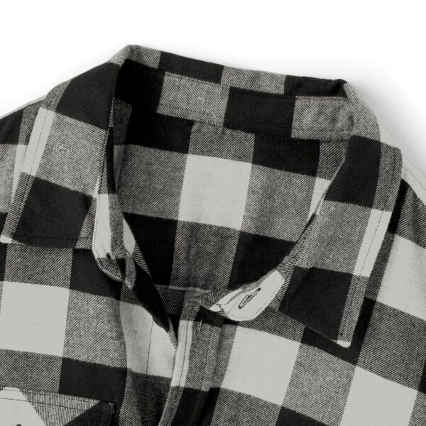 Unisex Flannel Shirt - Cozy Checked Style for Outdoor Adventures - Image 8