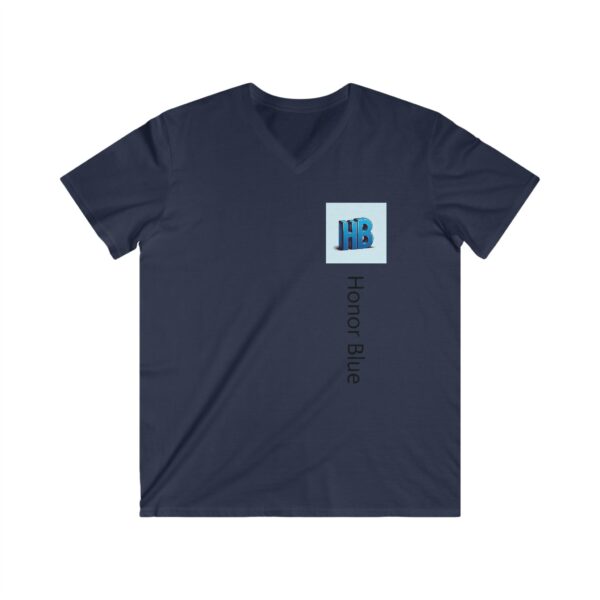 Honor Blue Men's Fitted V-Neck Tee - Casual Style for Every Occasion - Image 15