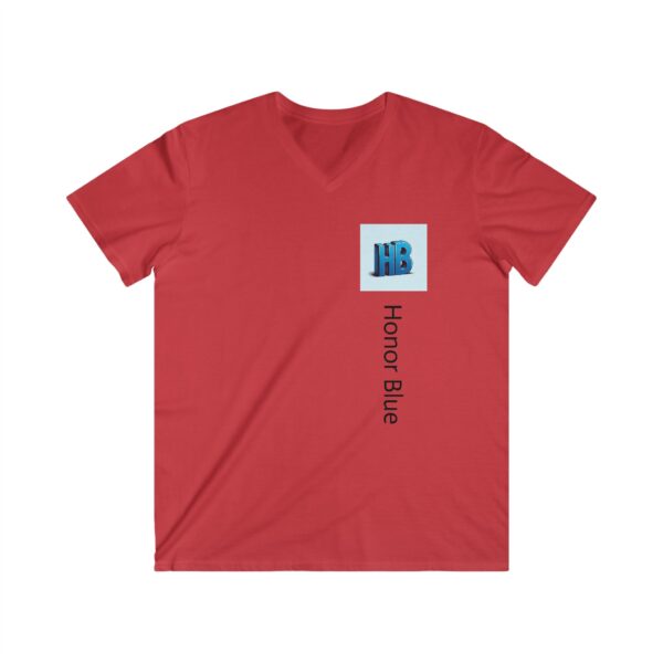 Honor Blue Men's Fitted V-Neck Tee - Casual Style for Every Occasion - Image 21