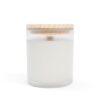 Honor Blue Frosted Glass Candle | 11oz Aromatherapy Candle for Home Decor & Gifting - Image 12