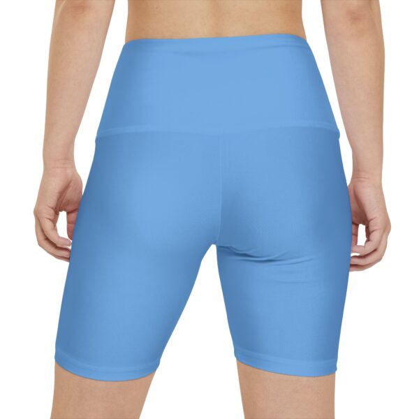 Motivational Women's Workout Shorts - Honor Blue Activewear - Image 4