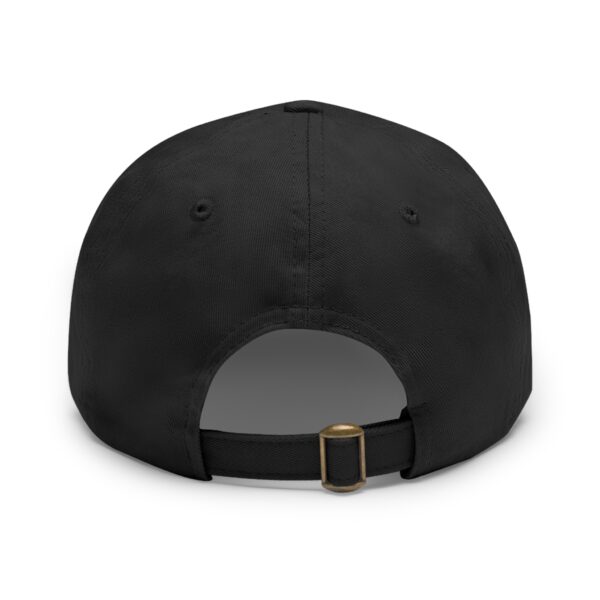 Honor Blue Dad Hat with Leather Patch - Support & Style - Image 15