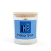 Honor Blue Frosted Glass Candle | 11oz Aromatherapy Candle for Home Decor & Gifting - Image 25