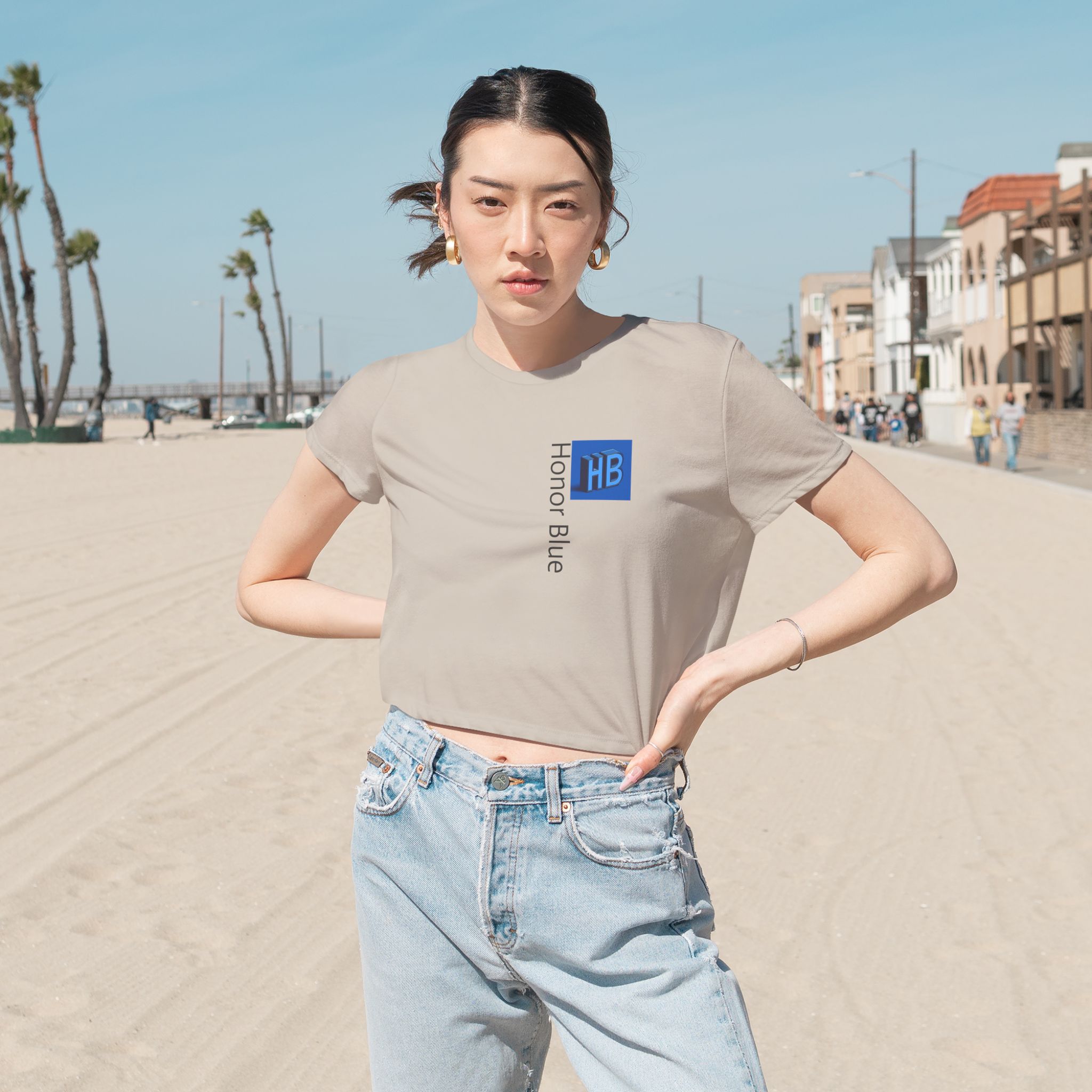 honor-blue-womens-flowy-cropped-tee-stylish-comfortable-casual-wear