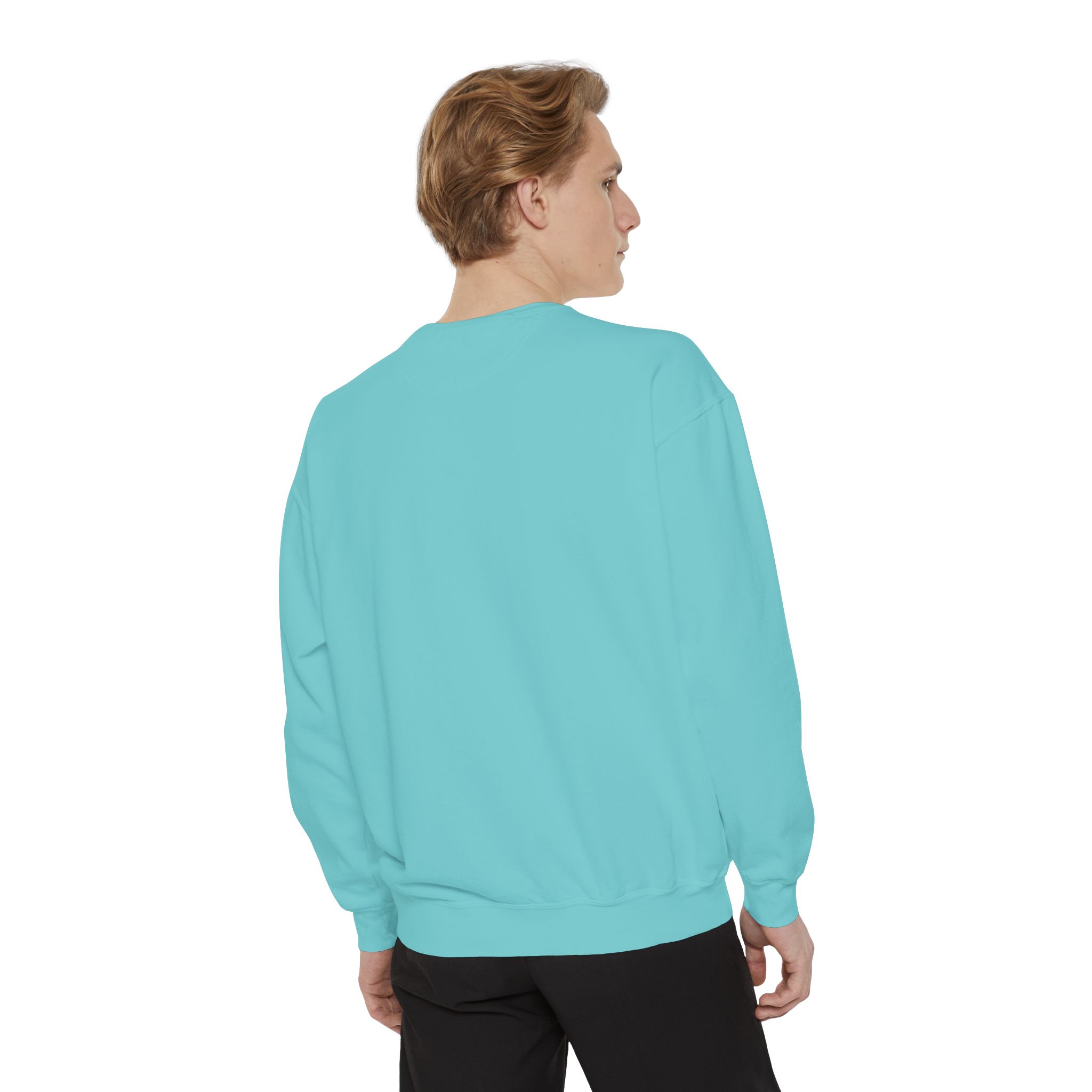 Honor Blue Unisex Garment-Dyed Sweatshirt - Patriotic American Flag Design - Image 20