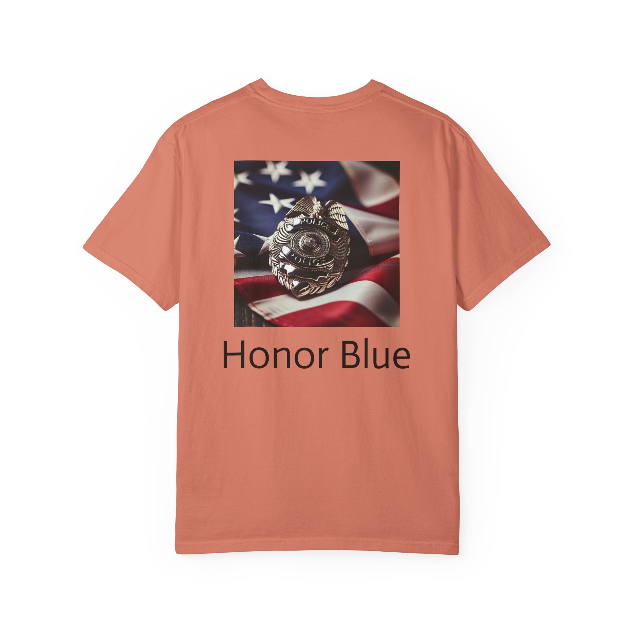Honor Blue Unisex T-Shirt - Support Law Enforcement & Patriotism - Image 10