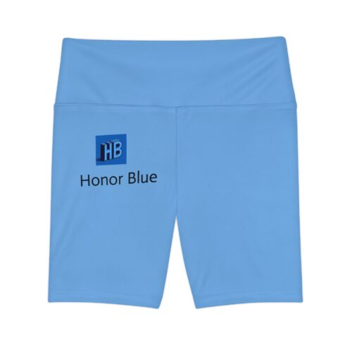 Motivational Women's Workout Shorts - Honor Blue Activewear