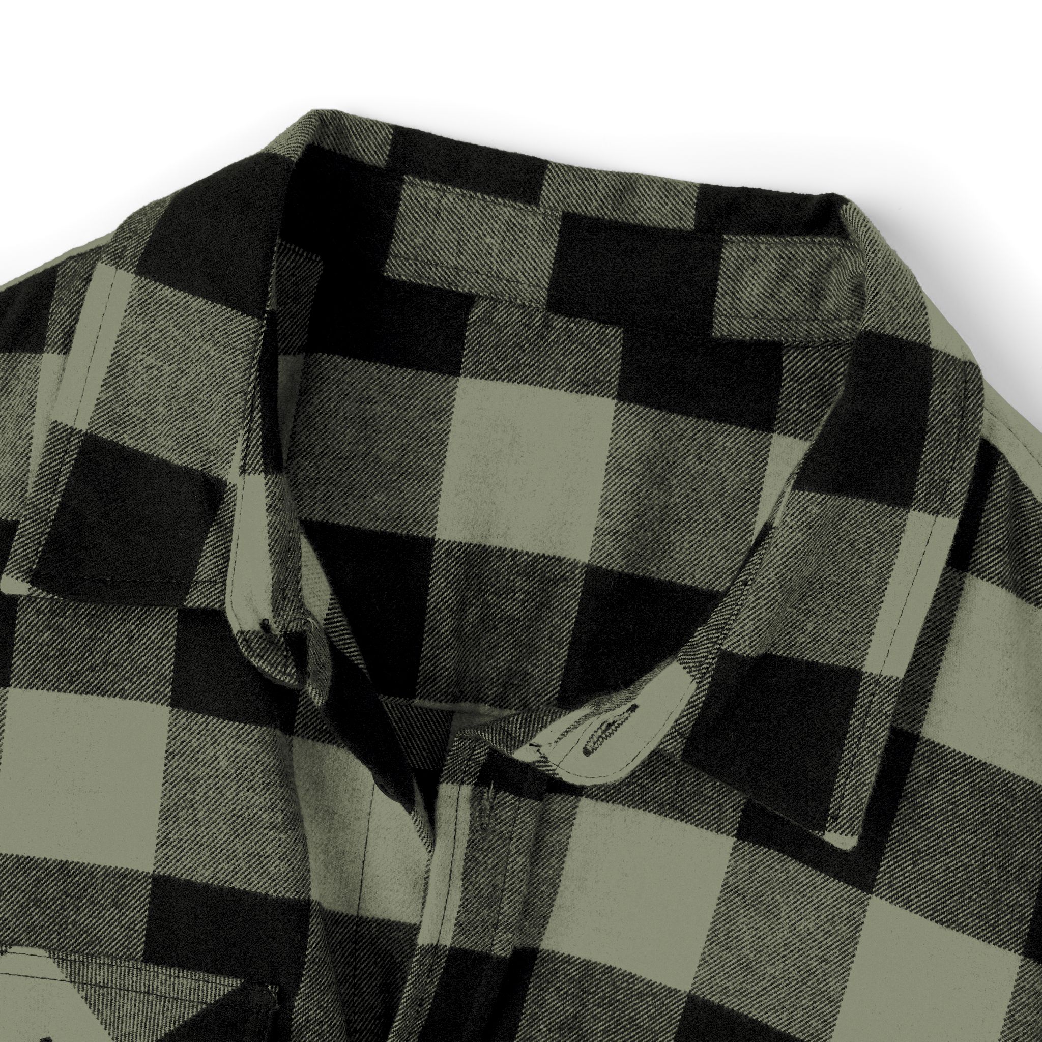 Unisex Flannel Shirt - Cozy Checked Style for Outdoor Adventures - Image 4