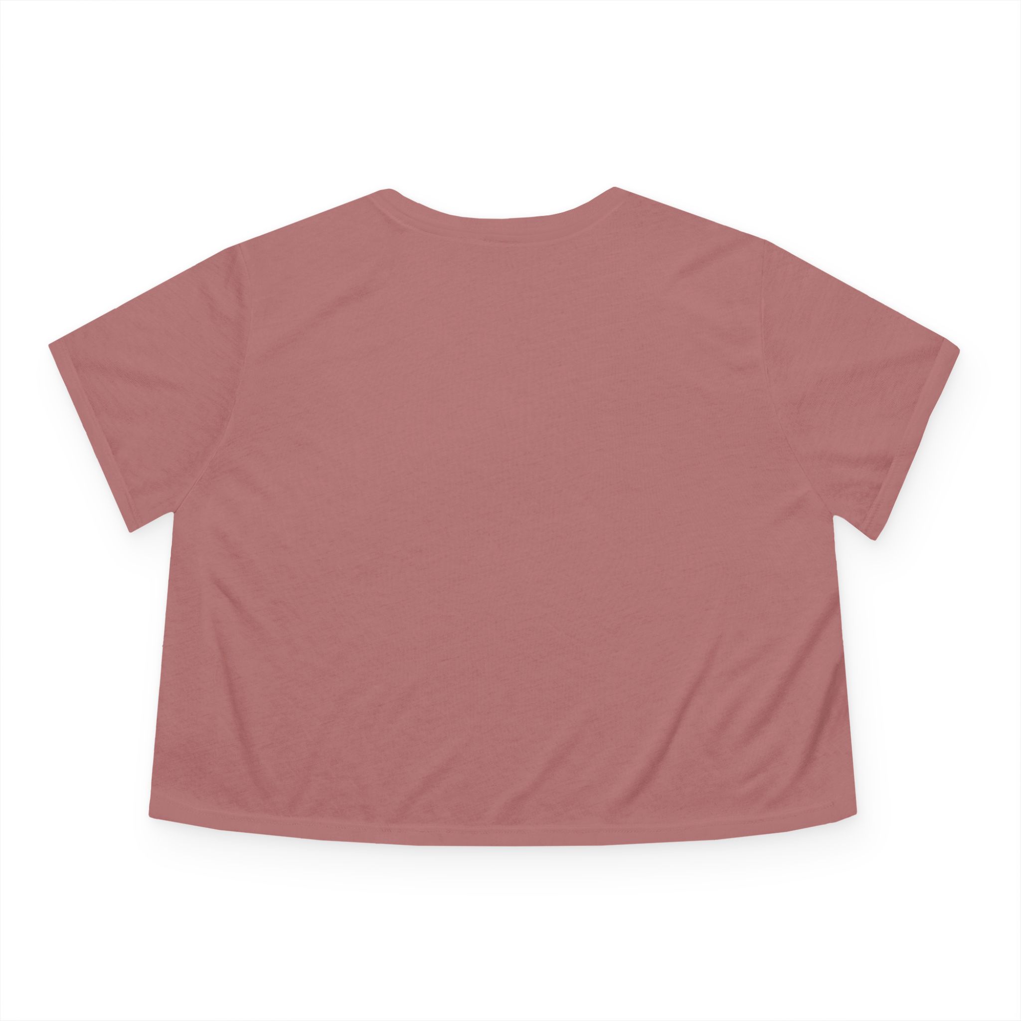 Honor Blue Women's Flowy Cropped Tee - Stylish & Comfortable Casual Wear - Image 6