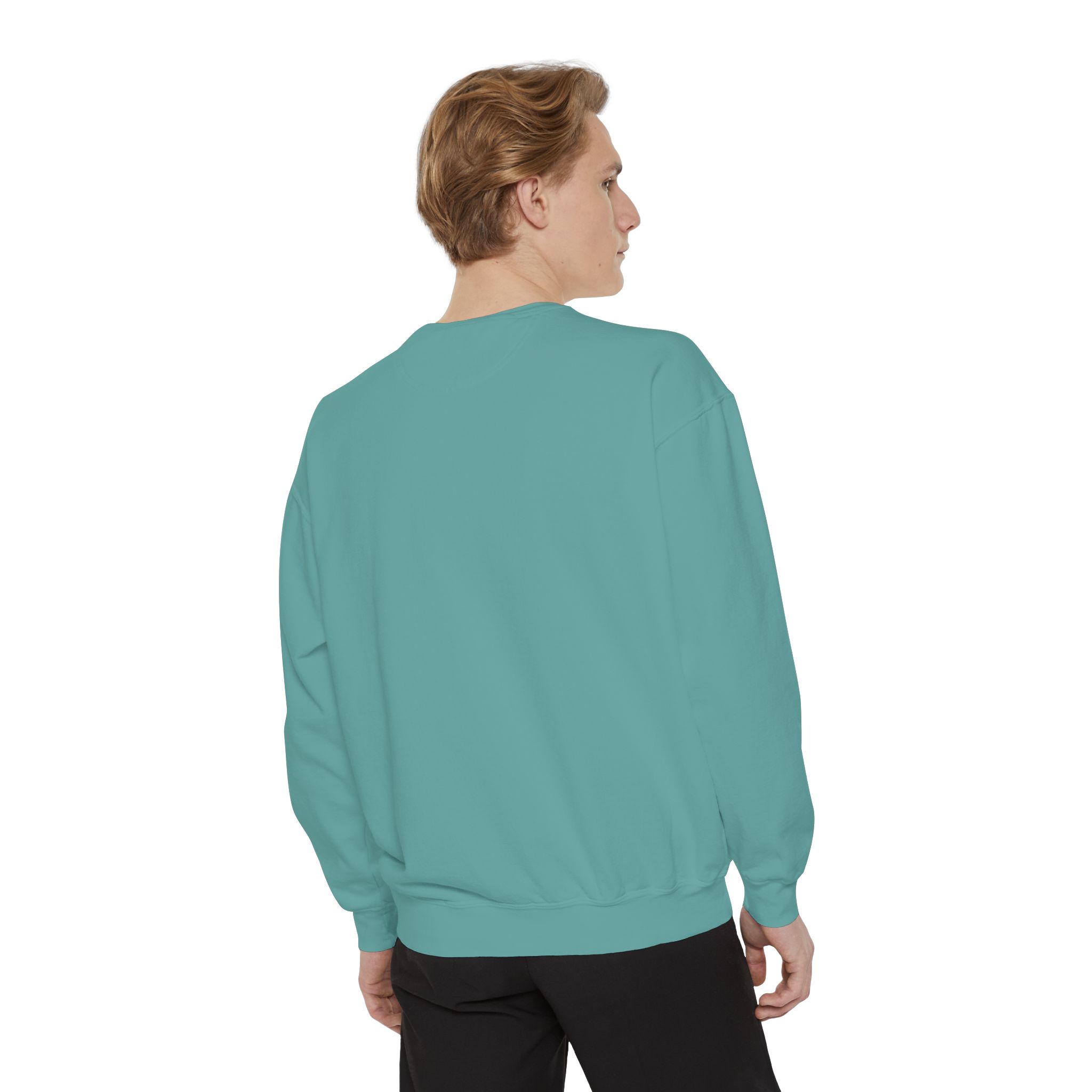 Honor Blue Unisex Garment-Dyed Sweatshirt - Patriotic American Flag Design - Image 28