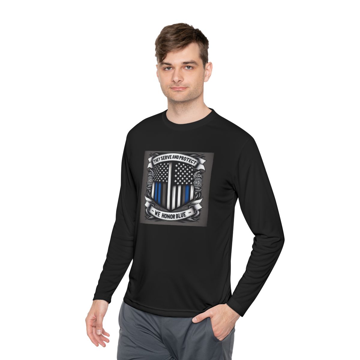 Unisex Lightweight Long Sleeve Tee - Image 27