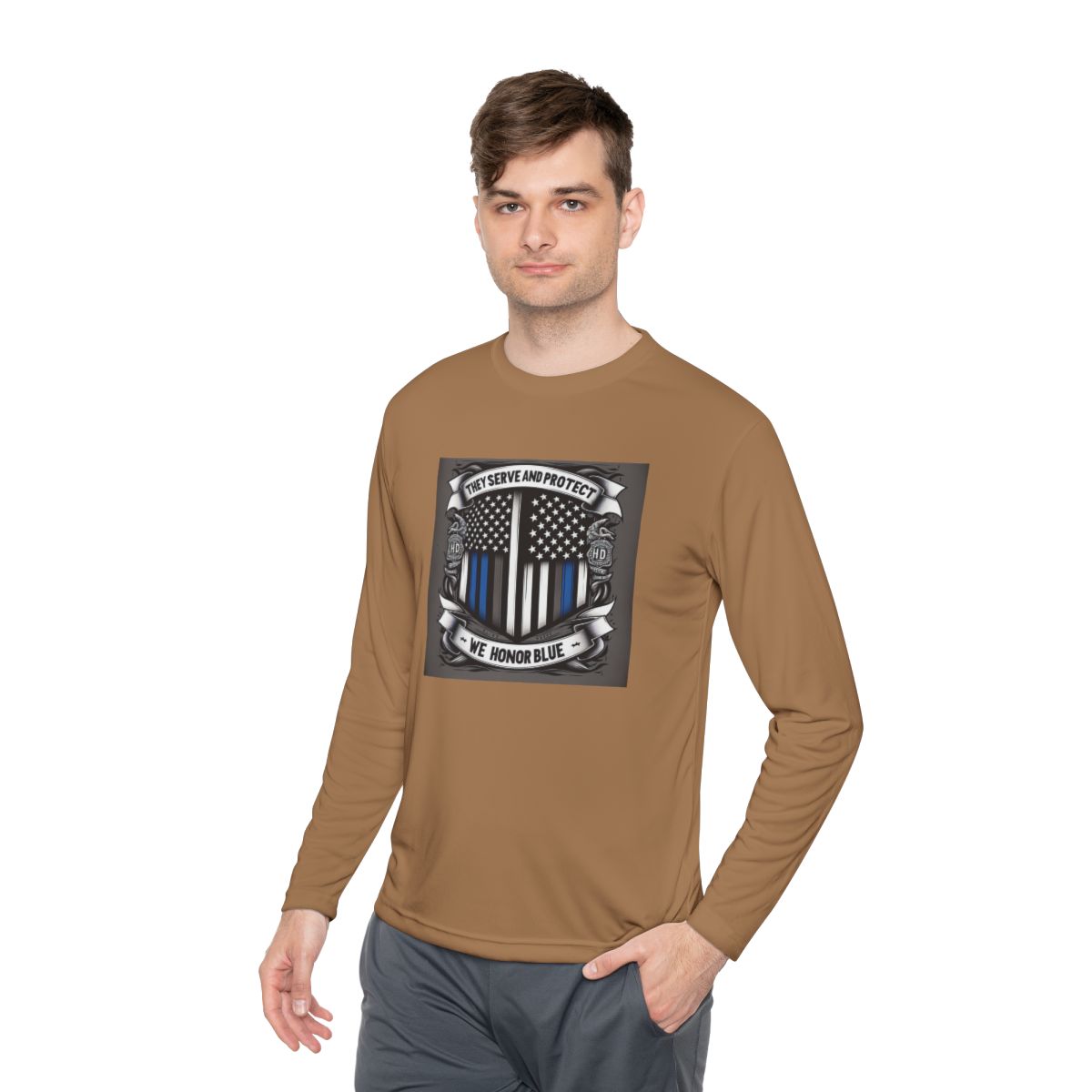 Unisex Lightweight Long Sleeve Tee - Image 23