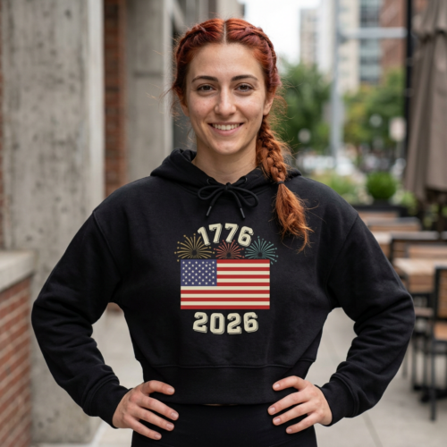 20260618203202-1f16b54c-33b7-625e-9d71-e24bbf3cf7f7.png Patriotic Bold Statement Crop Hoodie