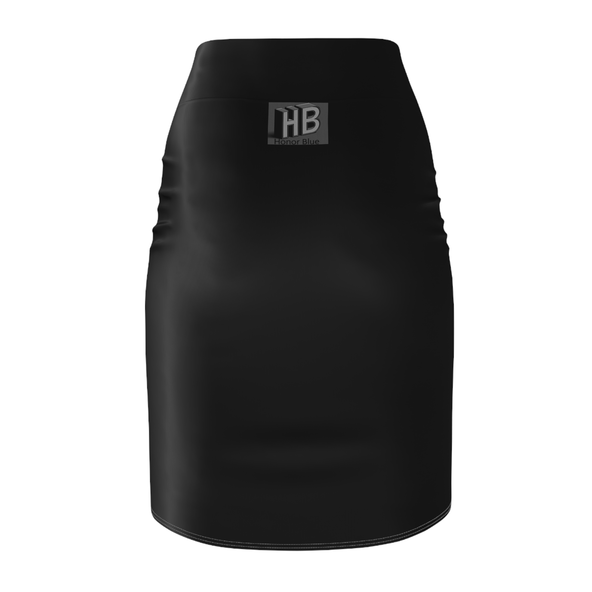 Support Our Officers' Families Black Pencil Skirt — Women's Sleek Office & Evening Wear - Image 4