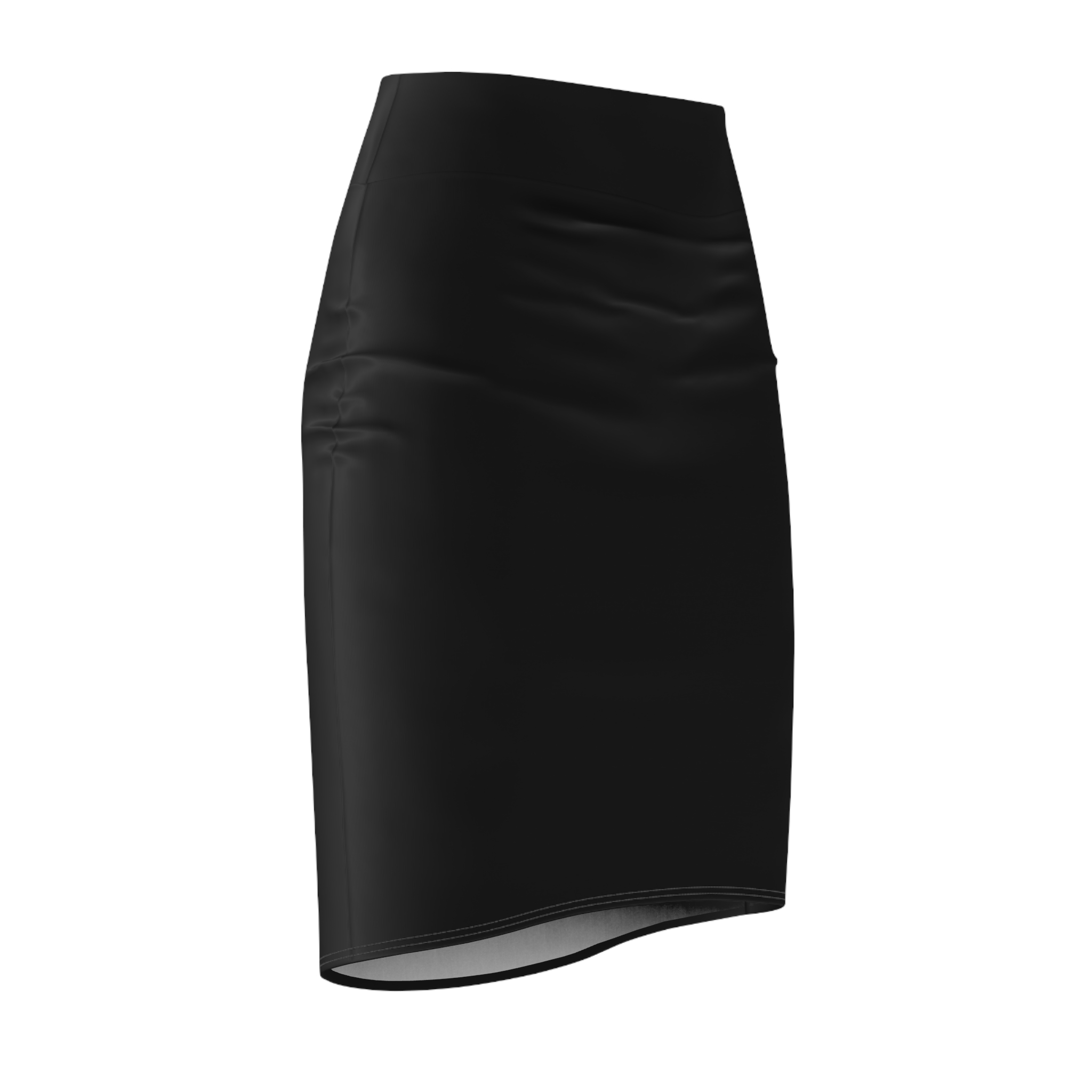 Support Our Officers' Families Black Pencil Skirt — Women's Sleek Office & Evening Wear - Image 5