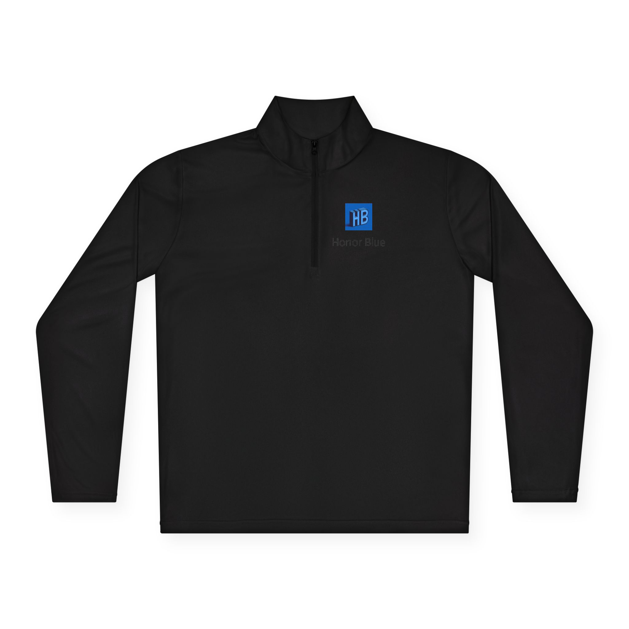 Honor Blue Quarter-Zip Pullover — Small Chest Logo - Image 13