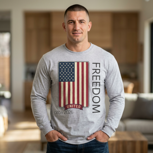 All American Support Tee — Honoring Law Enforcement & Military